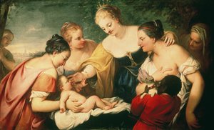 モーセの発見 作： Pietro Liberi